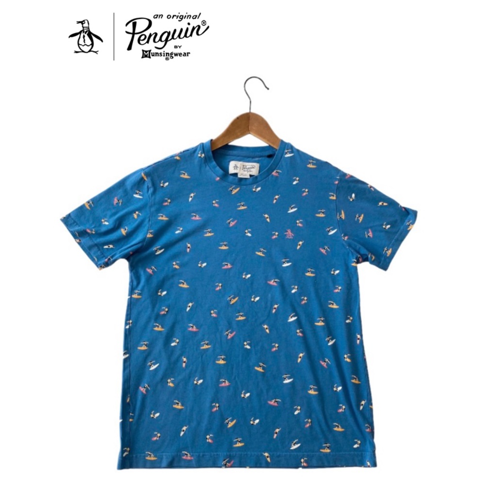 Original Penguin Blue Surfer 🏄‍♂️ T-Shirt